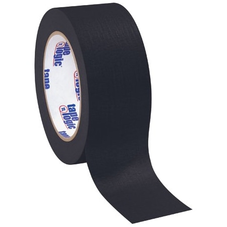 Tape Logic 2'' x 60 yds. Black Tape Logic Masking Tape, 12PK T93700312PKB
